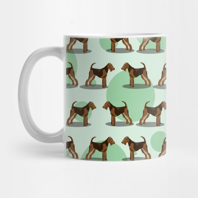 Airedale terrier pattern by mailboxdisco